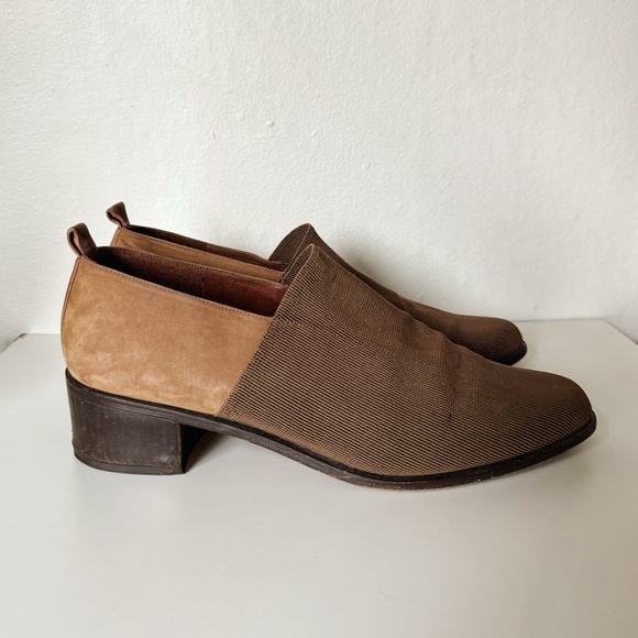 Donald J. Pliner Shoes - Donald J Pliner Leather Block Heel Loafers